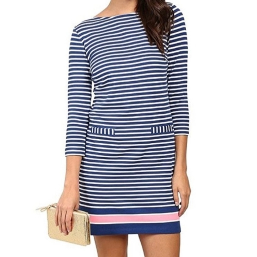 LILLY PULITZER IRINA GUAVA MELON EXOTIC GARDEN DRESS Size Small Nautical - Picture 14 of 14